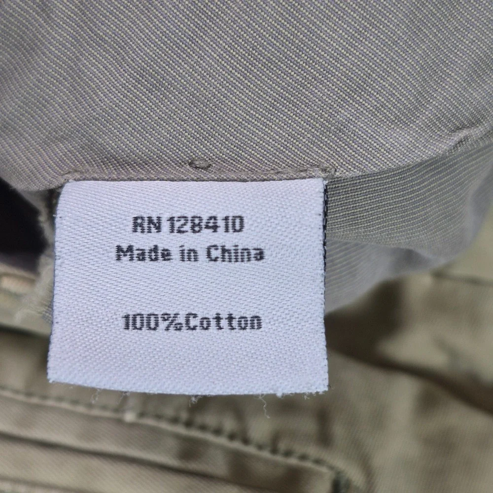 Sid Mashburn Chino Pants Mens 34 Tan Khaki Cotton Twill Straight Leg Trousers - Picture 4 of 10